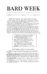 Bard Week, Vol. 1, No. 6 (May 23, 1949) by Bard Week and Bard College