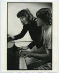 Professor Joan Tower instructs a student at the piano, ca. 1985.