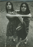 Esther Nordin ’70 and Liz Spar on campus, late 1960s. by Peter Aaron