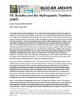 07-VII. Buddha and the Mythopoetic Tradition (1967) by Heinrich Blücher