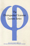 Distinguished Scientist Lecture Series Program 1982-1983