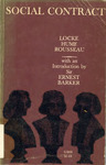 Essays by Locke, Hume, and Rousseau by Ernest Barker Sir