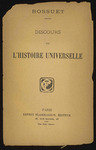 Discours sur l’histoire universelle by Jacques Bénigne Bossuet