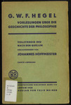 Vorlesungen über die Geschichte der Philosophie, Vol. 2 by Georg Wilhem Friedrich Hegel