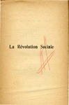 La Révolution Sociale by Karl Kautsky