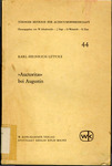 “Auctoritas” bei Augustin, mit einer Einleitung zur römischen Vorgeschichte des Begriffs by Karl-Heinrich Lutcke