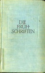 Die Frühschriften by Karl Marx