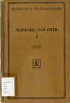 Auswahl aus Ovid by Ovid