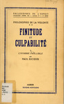 Finitude et culpabilité v.1 by Paul Ricœur