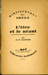 L’être et le Néant by Jean-Paul Sartre