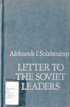 Letters to Soviet Leaders by Alexandr Isayevich Solzhenitsyn