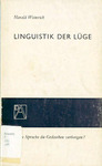 Linguistik der Lüge by Harald Weinrich
