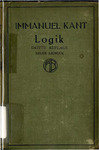Immanuel Kants Logik : ein Handbuch zu Vorlesungen