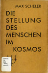 Die Stellung des Menschen im Kosmos