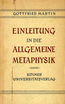 Einleitung in die allgemeine Metaphysik