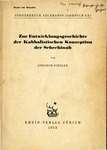 Zur Entwicklungsgeschichte der kabbalistischen Konzeption der Schechinah by Gershom Scholem