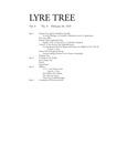 Lyre Tree, Vol. 3, No. 9 (February 20, 1925) by Bard College