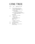Lyre Tree, Vol. 5, No. 1 (September 24, 1926) by Bard College