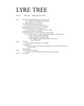 Lyre Tree, Vol. 5, No. 10 (February, 25, 1927) by Bard College