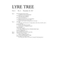 Lyre Tree, Vol. 6, No. 4 (November 18, 1927) by Bard College