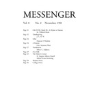 The Messenger, Vol. 8, No. 2 (November, 1901) by Bard College
