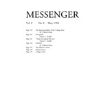The Messenger, Vol. 8, No. 8 (May, 1902) by Bard College