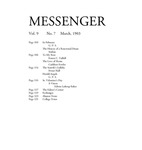 The Messenger, Vol. 9, No. 7 (March, 1903) by Bard College
