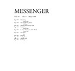 The Messenger, Vol. 10, No. 9 (May, 1904) by Bard College