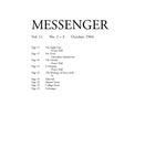 The Messenger, Vol. 11, No. 2 & 3 (October, 1904)