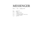 The Messenger, Vol. 17, No. 1 (October, 1910) by Bard College
