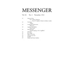 The Messenger, Vol. 20, No. 2 (November, 1913) by Bard College