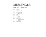 The Messenger, Vol. 30, No. 1 (November, 1923) by Bard College