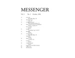 The Messenger, Vol. 3, No. 2 (October, 1986)