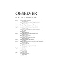 Bard Observer, Vol. 96, No. 3 (September 15, 1989) by Bard College