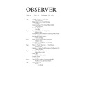 Bard Observer, Vol. 98, No. 19 (February 22, 1991) by Bard College