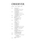 Bard Observer, Vol. 98, No. 20 (March 1, 1991) by Bard College