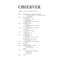 Bard Observer, Vol. 98, No. 22 (March 15, 1991) by Bard College