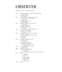 Bard Observer, Vol. 98, No. 23 (March 22, 1991) by Bard College