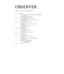 Bard Observer, Vol. 98, No. 24 (April 5, 1991) by Bard College