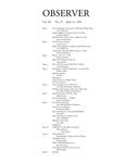 Bard Observer, Vol. 98, No. 25 (April 12, 1991) by Bard College