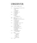 Bard Observer, Vol. 98, No. 26 (April 19, 1991) by Bard College