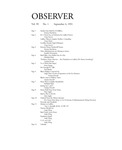 Bard Observer, Vol. 99, No. 1 (September 4, 1991) by Bard College