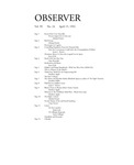 Bard Observer, Vol. 99, No. 24 (April 15, 1992) by Bard College