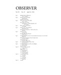 Bard Observer, Vol. 99, No. 25 (April 22, 1992) by Bard College