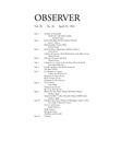 Bard Observer, Vol. 99, No. 26 (April 29, 1992) by Bard College
