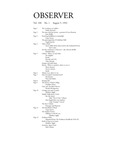 Bard Observer, Vol. 100, No. 1 (August 5, 1992) by Bard College