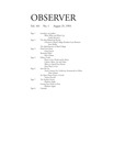 Bard Observer, Vol. 101, No. 1 (August 24, 1993) by Bard College