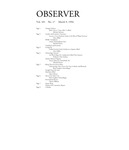 Bard Observer, Vol. 101, No. 17 (March 9, 1994) by Bard College