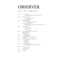 Bard Observer, Vol. 101, No. 17 (March 16, 1994) by Bard College