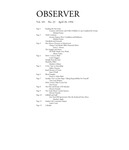 Bard Observer, Vol. 101, No. 23 (April 20, 1994) by Bard College